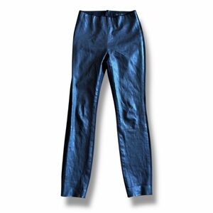 Rag & Bone Lamb Leather leggings pants like new black sz 2 model off duty look
